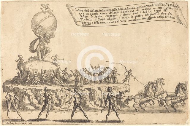 The Float of the Sun, 1616. Creator: Jacques Callot.