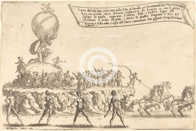 The Float of the Sun, 1616. Creator: Jacques Callot.