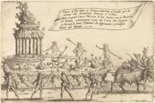 The Float of Thetis, 1616. Creator: Jacques Callot