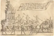The Float of Thetis, 1616. Creator: Jacques Callot