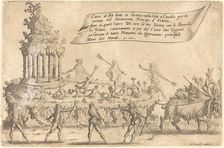 The Float of Thetis, 1616. Creator: Jacques Callot