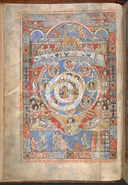The Floreffe Bible.  Book of Job, c. 1170.
