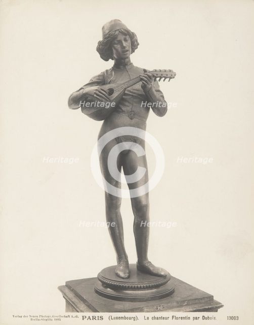 "The Florentine Singer", 1865, (1903). Creator: Neue Photographische Gesellschaft.