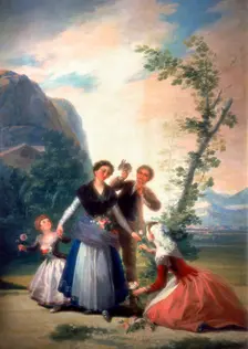 The Florists or Spring 1786. Artist: Francisco Goya