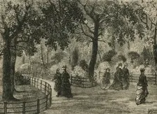 The Flower Walks, Kensington Gardens c1876. Creator: Unknown