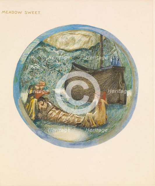 The Flower Book - Meadow Sweet, 1905. Creator: Sir Edward Coley Burne-Jones.