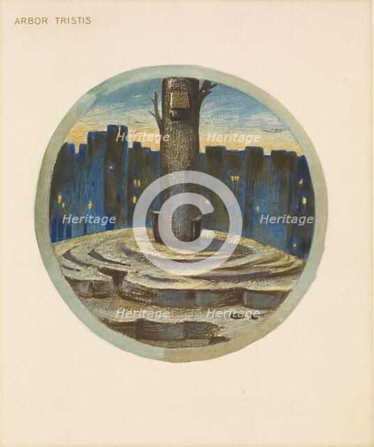 The Flower Book - Arbor Tristis, 1905. Creator: Sir Edward Coley Burne-Jones.