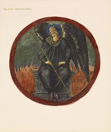 The Flower Book - Black Archangel, 1905. Creator: Sir Edward Coley Burne-Jones