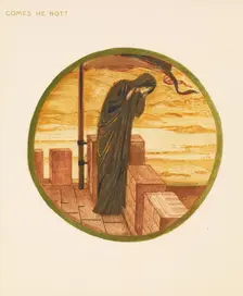 The Flower Book- Comes he not?, 1905. Creator: Sir Edward Coley Burne-Jones