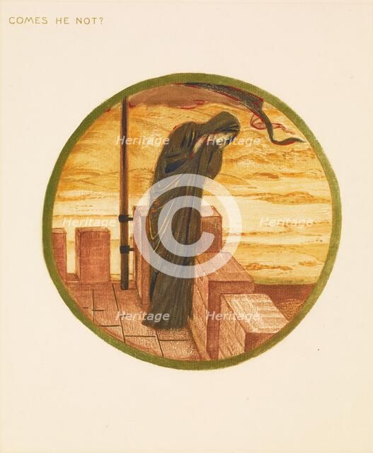 The Flower Book- Comes he not?, 1905. Creator: Sir Edward Coley Burne-Jones.