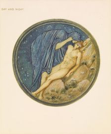 The Flower Book - Day and Night, 1905. Creator: Sir Edward Coley Burne-Jones