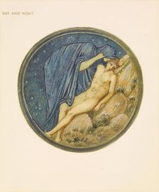 The Flower Book - Day and Night, 1905. Creator: Sir Edward Coley Burne-Jones