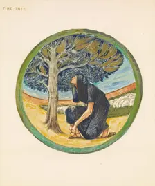 The Flower Book - Fire Tree, 1905. Creator: Sir Edward Coley Burne-Jones
