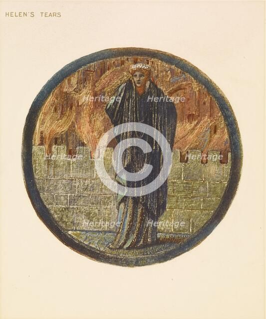 The Flower Book - Helen's Tears, 1905. Creator: Sir Edward Coley Burne-Jones.