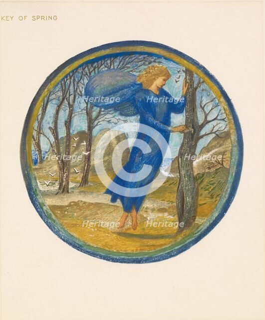 The Flower Book- Key of Spring, 1905. Creator: Sir Edward Coley Burne-Jones.