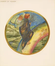 The Flower Book- Ladder of Heaven, 1905. Creator: Sir Edward Coley Burne-Jones