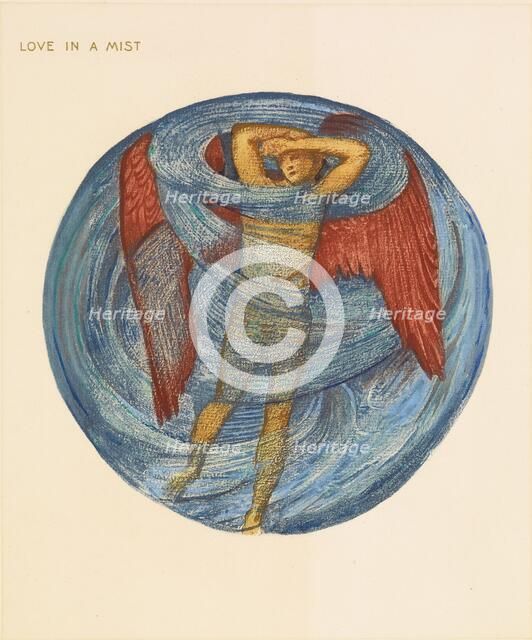 The Flower Book- Love in a Mist, 1905. Creator: Sir Edward Coley Burne-Jones.