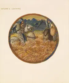 The Flower Book - Saturn's Loathing, 1905. Creator: Sir Edward Coley Burne-Jones