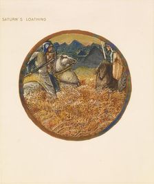 The Flower Book - Saturn's Loathing, 1905. Creator: Sir Edward Coley Burne-Jones