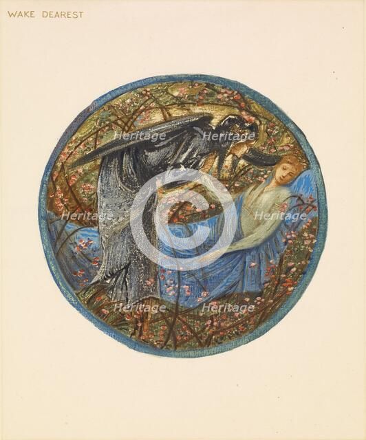 The Flower Book - Wake, Dearest, 1905. Creator: Sir Edward Coley Burne-Jones.