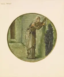 The Flower Book - Wall Tryst, 1905. Creator: Sir Edward Coley Burne-Jones