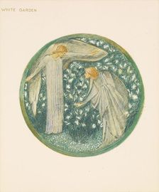 The Flower Book - White Garden, 1905. Creator: Sir Edward Coley Burne-Jones
