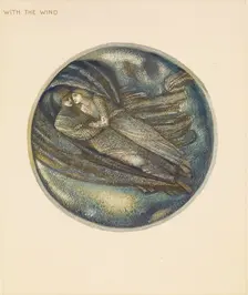 The Flower Book - With the Wind, 1905. Creator: Sir Edward Coley Burne-Jones
