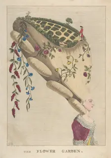 The Flower Garden, May 1, 1777. Creator: Matthew Darly