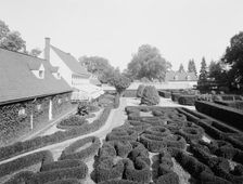 The Flower gardens at Mt. Vernon, c.between 1910 and 1920. Creator: Unknown