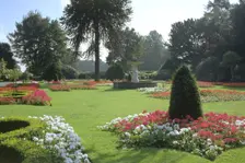 The flower gardens, Brodsworth Hall, South Yorkshire, 1999. Artist: N Corrie