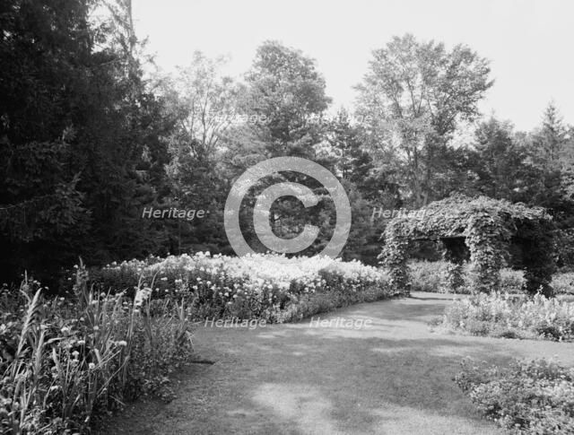 The Flower gardens, country home of W.E.S. Griswold, Lenox, Mass., c.between 1910 and 1920. Creator: Unknown.