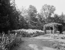 The Flower gardens, country home of W.E.S. Griswold, Lenox, Mass., c.between 1910 and 1920. Creator: Unknown