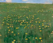 The Flower Meadow, ca 1901. Creator: Hodler, Ferdinand (1853-1918)