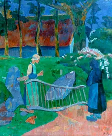 The Flowered Gate 1889. Artist: Paul Serusier