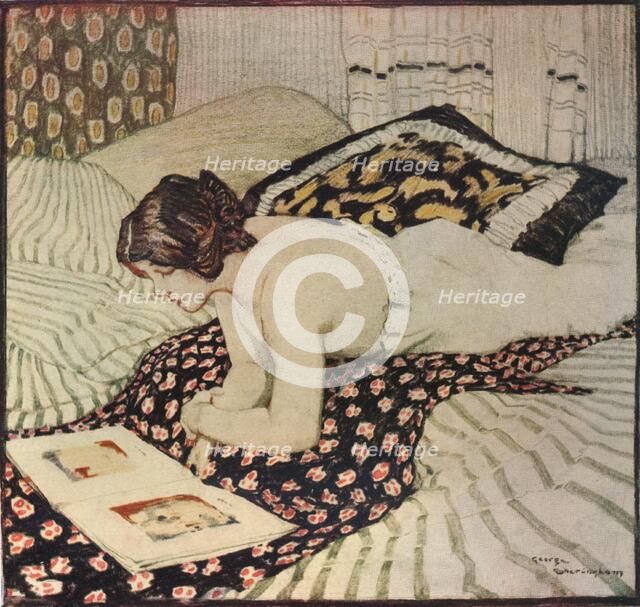 'The Flowered Shaw', c1916. Artist: George Sheringham.