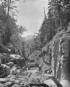 The Flume, Franconia (White) Mountains, New Hampshire, USA, c1900. Creator: Unknown
