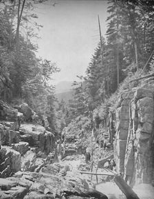 The Flume, Franconia (White) Mountains, N.H. c1897. Creator: Unknown