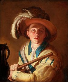 The flute player, 1621. Artist: Bloemaert, Abraham (1566-1651)