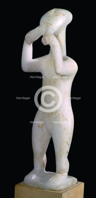 The Flute Player, 25th century BC. Artist: Unknown