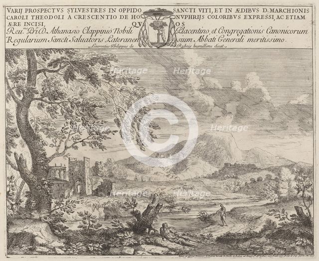 The Flutist, 1696. Creator: Crescenzio Onofri.