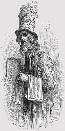 The Fly Paper Merchant 1872. Creator: Gustave Doré
