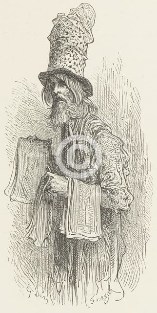 The Fly Paper Merchant, 1872.  Creator: Paul Albert Fournier.