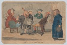 The Flying Breakfast, or Contents of a Night Coach, March 9, 1792. Creator: G L S