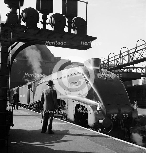 The 'Flying Scotsman', King's Cross Station, London, 1948. Artist: John Gay