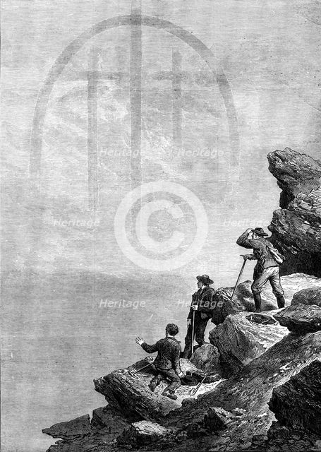 The Fog-Bow, seen from the Matterhorn, 1871. Creator: Unknown.