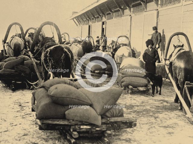 The food brigade (Prodotryad) in Siberia, 1920.