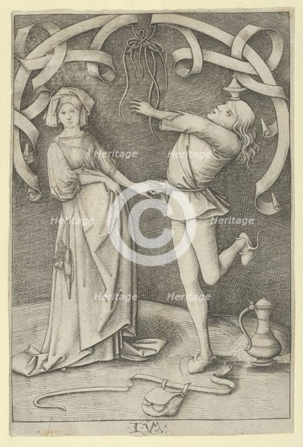 The Fool and the Lady. Creator: Israhel van Meckenem.