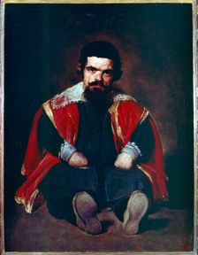 The fool D. Sebastián de Morra 17th century. Creator: Velazquez, Diego de Silva (1599 - 1660)