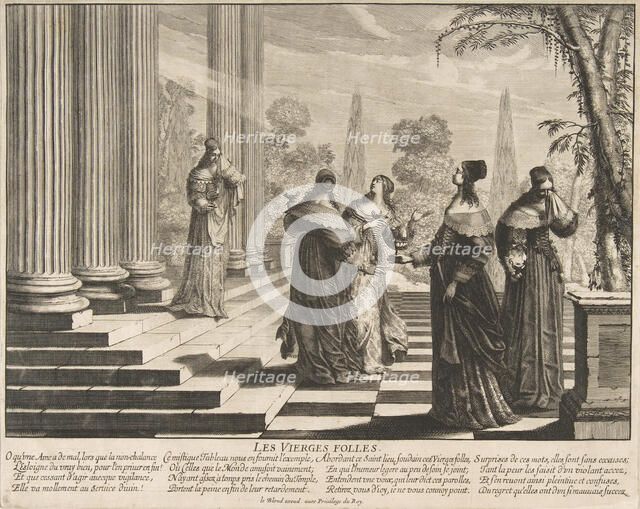 The Foolish Virgins Rejected, ca. 1635. Creator: Abraham Bosse.