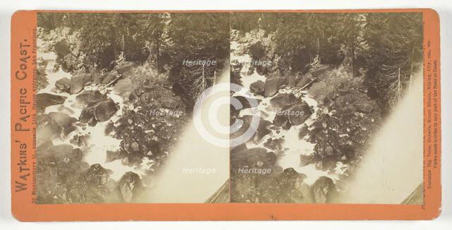 The Foot of the Vernal Fall, Yosemite, 1861/76. Creator: Carleton Emmons Watkins.